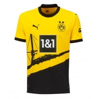 Billiga Borussia Dortmund Donyell Malen #21 Hemma fotbollskläder 2023-24 Kortärmad